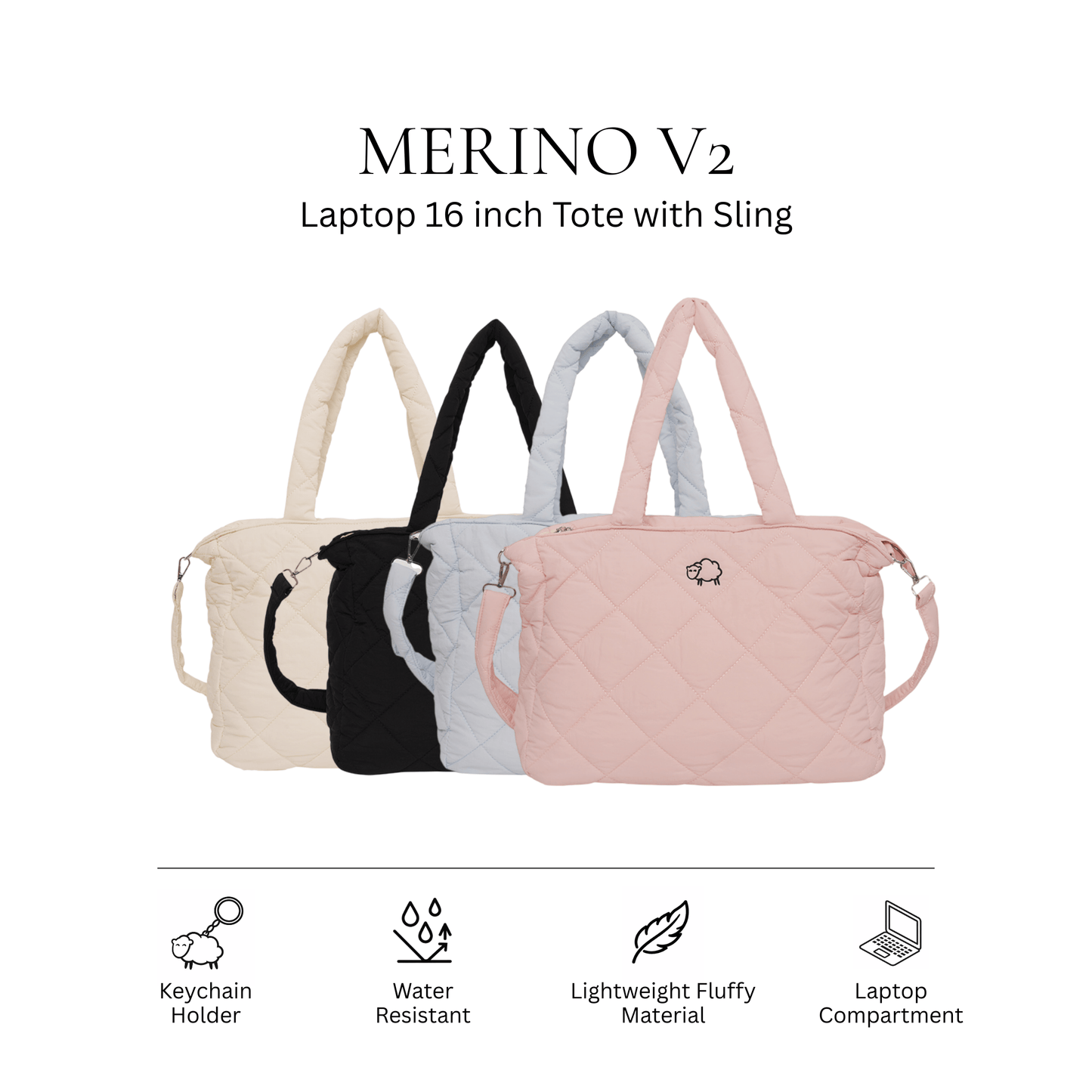 Merino Tote V2 with Sling