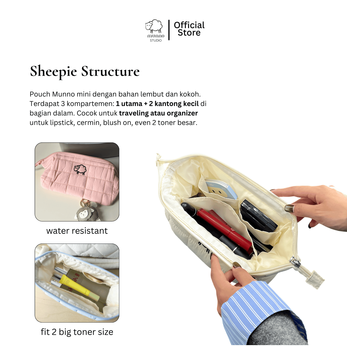 Sheepie Make Up Pouch