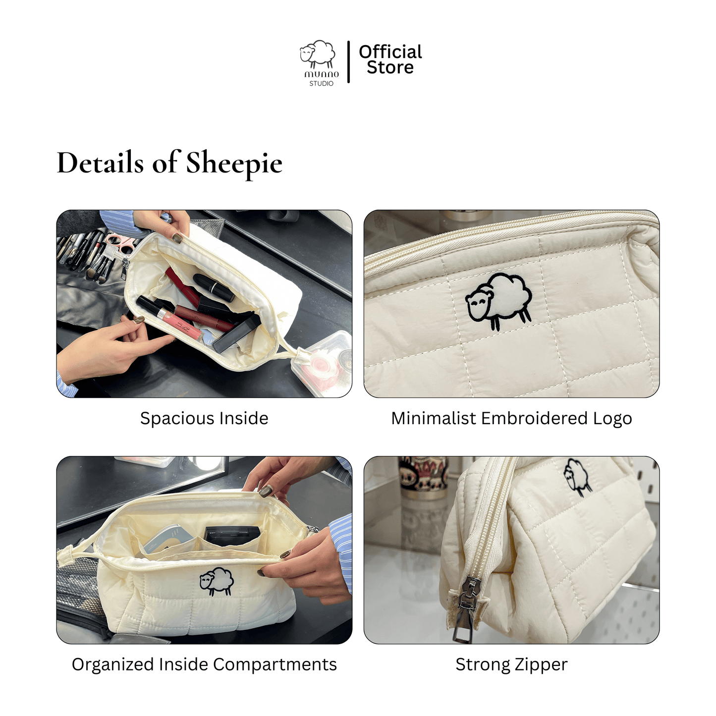 Sheepie Make Up Pouch