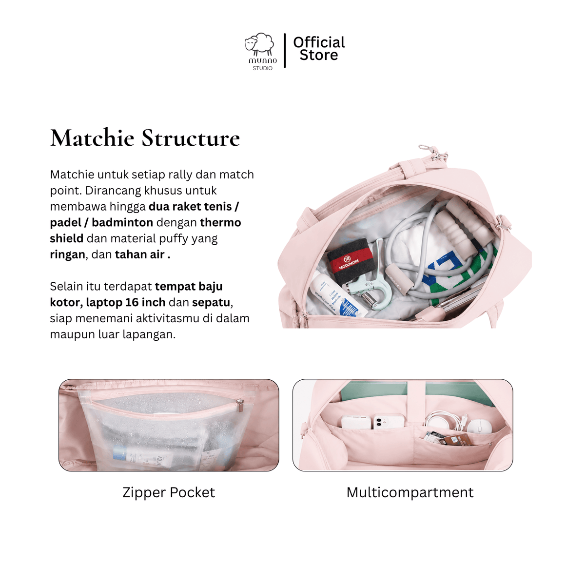 Matchie Tennis Duffle
